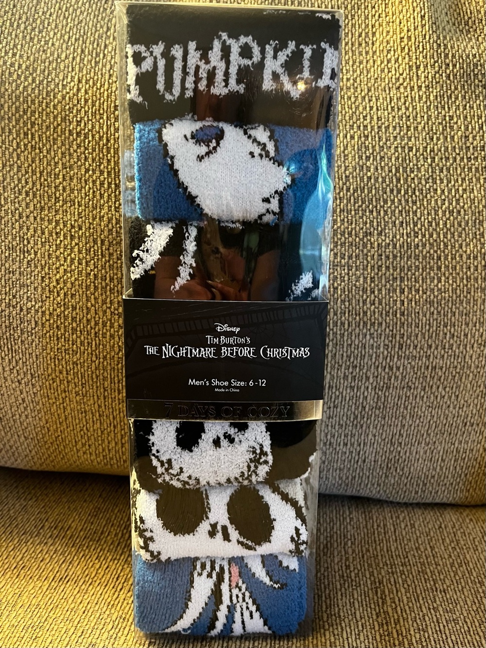 Disney The Nightmare Before Christmas Crew Socks - Black, White & Blue